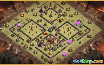 CoC Town Hall 10 Base Layouts & War Maps | Copy & Share #28690