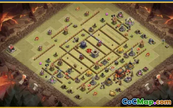 CoC Town Hall 10 Base Layouts & War Maps | Free Download #28136