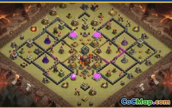 CoC Town Hall 10 Base Layouts & War Maps | Free Downloads #28054