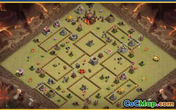 CoC Town Hall 10 Base Layouts & War Maps | Home & Village Designs #28113