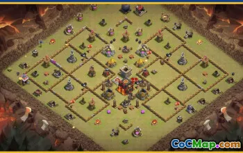 CoC Town Hall 10 Base Layouts & War Maps | Home Village, Link #27858