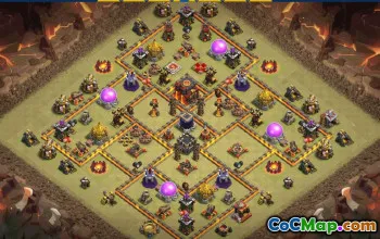 CoC Town Hall 10 Base Layouts – War, Trophy, Farming & More #31146