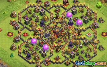 Coc Town Hall 10 Layouts: War, Trophy & Home Maps #14510