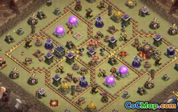Coc Town Hall 10 Layouts: War, Trophy & Home Maps #15681