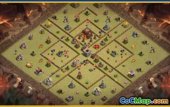 CoC Town Hall 10 Base Layouts | War, Trophy & Home Village #28133