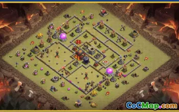 CoC Town Hall 10 Base Layouts | War, Trophy & Map Links #28962