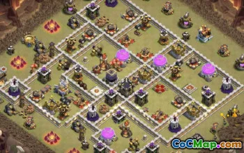 CoC Town Hall 11 Base Layouts & Copy Links | War & Home Village #27671