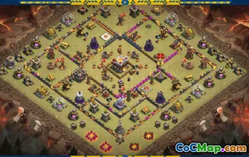 CoC Town Hall 11 Base Layouts & Copy Links | War & Trophy Bases #30548