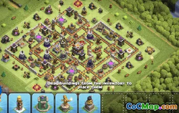 CoC Town Hall 11 Base Layouts & Copy Links | War, Trophy & Home Village #33945