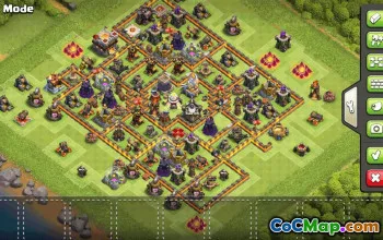 CoC Town Hall 11 Base Layouts & Copy Links | War & Trophy Maps #33311