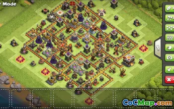 CoC Town Hall 11 Base Layouts & Copy Links | War & Trophy Maps #33470