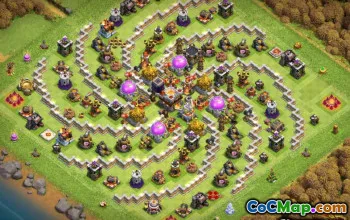 COC Town Hall 11 Baslayouter: Jordbruk, hybrid- och trofékartor #14280