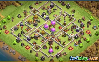 CoC Town Hall 11 Base Layouts & Farming Maps | Home Village, Link #27767