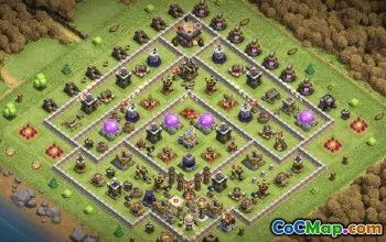 CoC Town Hall 11 Base Layouts & Farming Maps | Home Village & More #28320