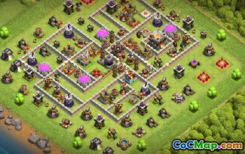 CoC Town Hall 11 Base Layouts: Farming Maps & Links #17484