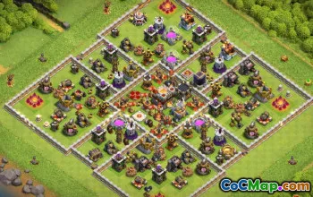 Tòa thị chính Coc 11 Bố cục cơ sở: Bản đồ nông nghiệp và cúp #13090