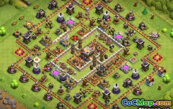 Tòa thị chính Coc 11 Bố cục cơ sở: Bản đồ nông nghiệp và cúp #13202