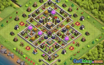 CoC Town Hall 11 Base Layouts: Farming & Trophy Maps #17213