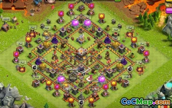 CoC Town Hall 11 Base Layouts: Farming & Trophy Maps #17231