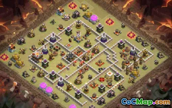 CoC Town Hall 11 Base Layouts: Farming & Trophy Maps #17368