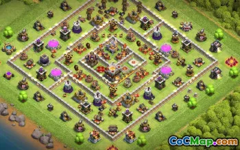 CoC Town Hall 11 Base Layouts: Farming & Trophy Maps #17482