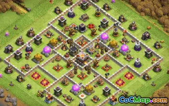 Municipio COC 11 Layout di base: agricoltura, trofeo e altro #14274