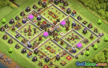 CoC Town Hall 11 Base Layouts: Farming, Trophy & War Maps #17222