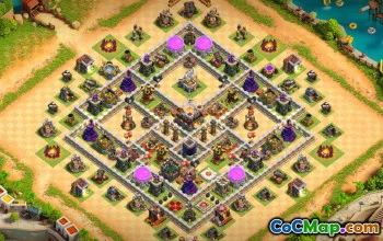CoC Town Hall 11 Base Layouts: Farming, War & Trophy Maps #17284