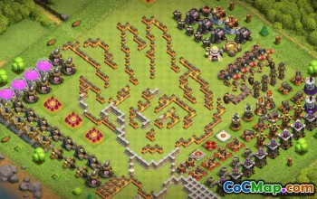 COC市政厅11基础布局：有趣与进度地图＃12972