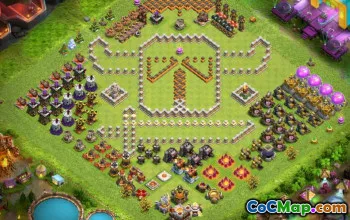 COC Ayuntamiento 11 Diseños base: Mapas Funny & Progress #13458