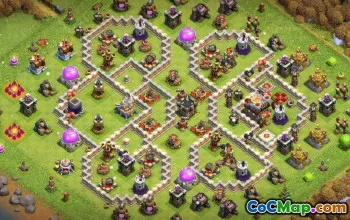 COC Town Hall 11 Baslayouter: Hem, Hybrid, War Maps #15551