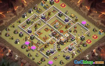 CoC Town Hall 11 Base Layouts: Home, Trophy & War Maps #15440
