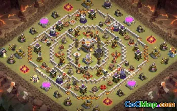 CoC Town Hall 11 Base Layouts: Home, Trophy & War Maps #27049