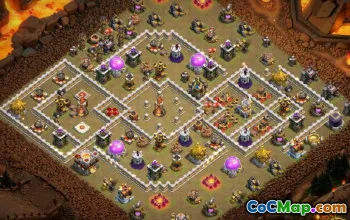 CoC Town Hall 11 Base Layouts: Home, War & Maps #13815