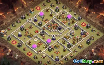 CoC Town Hall 11 Base Layouts: Home, War, & Maps #16605