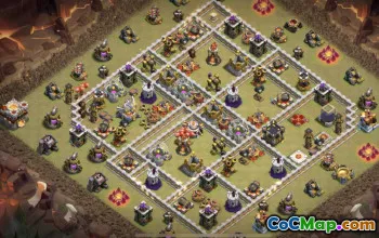 CoC Town Hall 11 Base Layouts: Home, War & Maps #16619