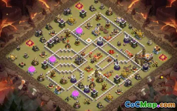 CoC Town Hall 11 Base Layouts: Home, War & Maps #17364