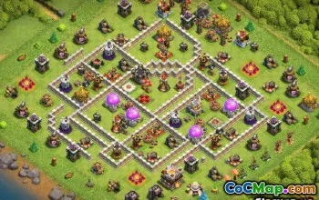 CoC Town Hall 11 Base Layouts: Home, War & Trophy Maps #12355