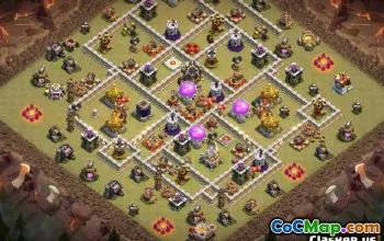 CoC Town Hall 11 Base Layouts: Home, War & Trophy Maps #13866