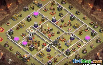 CoC Town Hall 11 Base Layouts: Home, War & Trophy Maps #14403