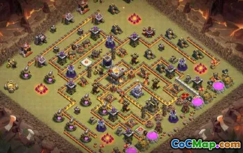 CoC Town Hall 11 Base Layouts: Home, War & Trophy Maps #15452