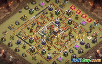 CoC Town Hall 11 Base Layouts: Home, War & Trophy Maps #15866