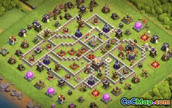 CoC Town Hall 11 Base Layouts: Home, War & Trophy Maps #17079