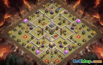 CoC Town Hall 11 Base Layouts: Home, War & Trophy Maps #17403