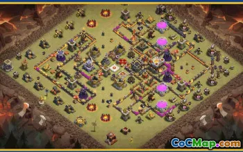 CoC Town Hall 11 Base Layouts & Link | Trophy, War, Home Village #29698