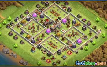 CoC Town Hall 11 Base Layouts & Links | Home, Trophy, Farming Maps #27775