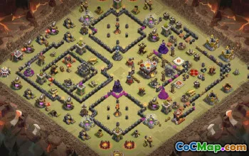 CoC Town Hall 11 Base Layouts & Links | Home Village, War, Trophy #32147