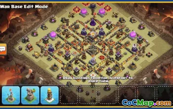 CoC Town Hall 11 Base Layouts & Links | Home, War, Trophy Maps #30324