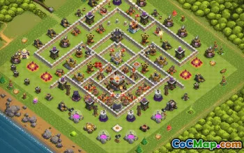 CoC Town Hall 11 Base Layouts & Links | Home, War, Trophy Maps #33255