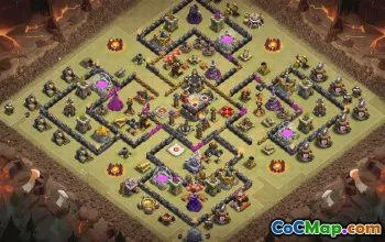 CoC Town Hall 11 Base Layouts & Links | Home, War, Trophy Maps #33691